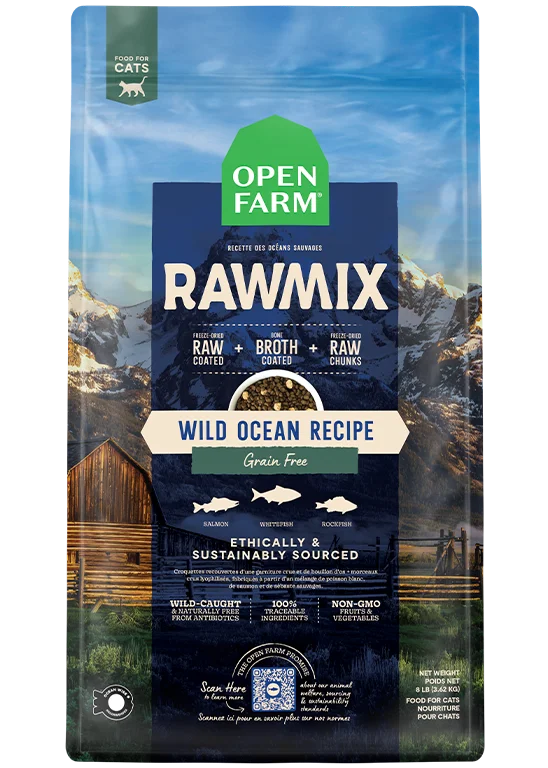 Open Farm Wild Ocean GF RawMix For Cats