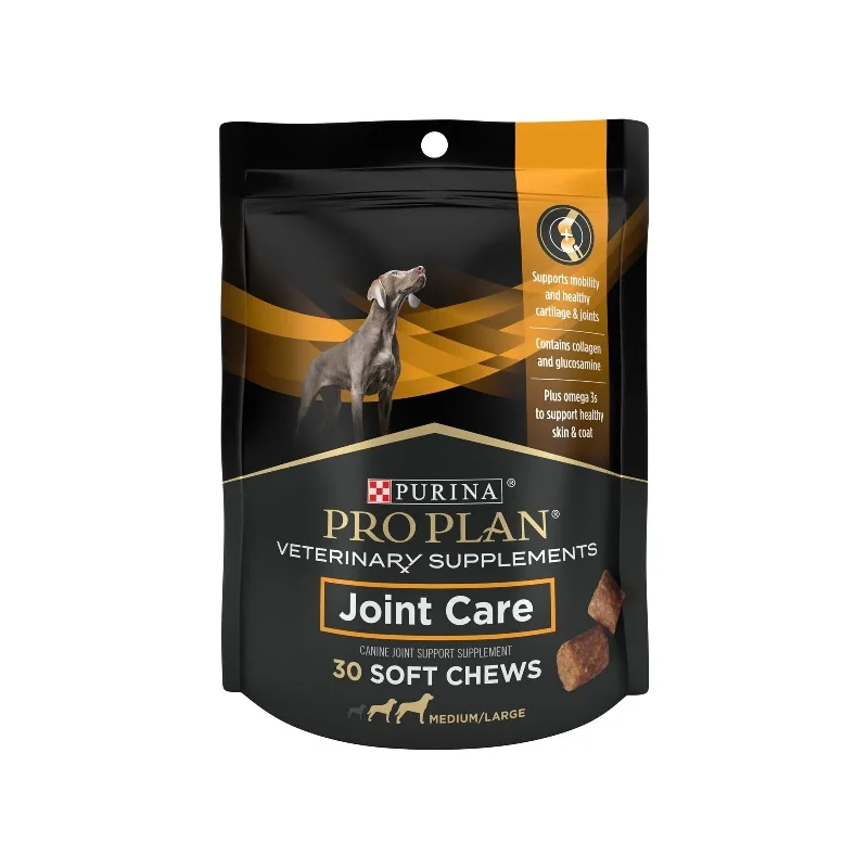 Purina Pro Plan Veterinary Joint Care Joint Supplement for Large Breed Dogs Hip and Joint Supplement - 3 x 5.29oz (90 chews)