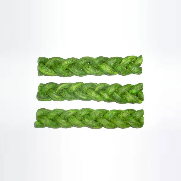 Rawhide Plait Munchy w Mint 5" 20pcs