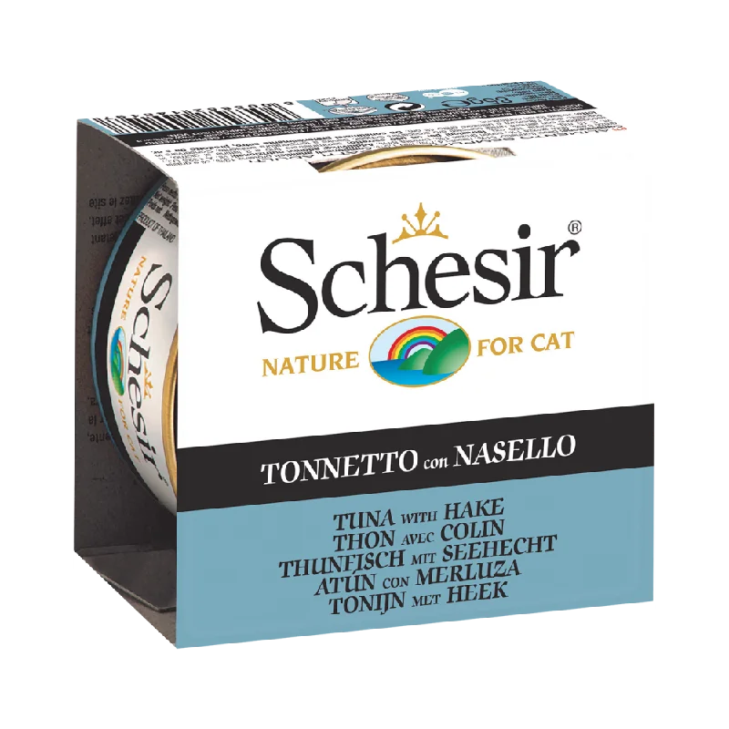 Schesir Nature Tuna with Hake in Jelly for Cats 85g