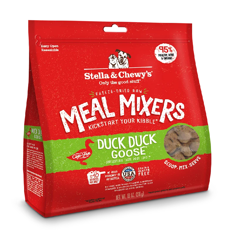 Stella & Chewy's Dog Freeze-Dried Meal Mixers - Duck Duck Goose 18oz