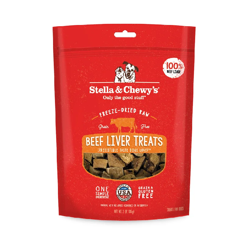 Stella & Chewy's Dog Freeze-Dried Raw Single Ingredient - Beef Liver Treats 85g