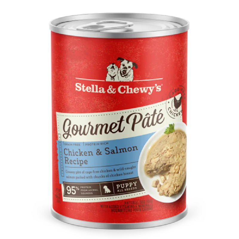 Stella & Chewy's Dog Gourmet Pate Puppy Chicken & Salmon Recipe 12.5oz