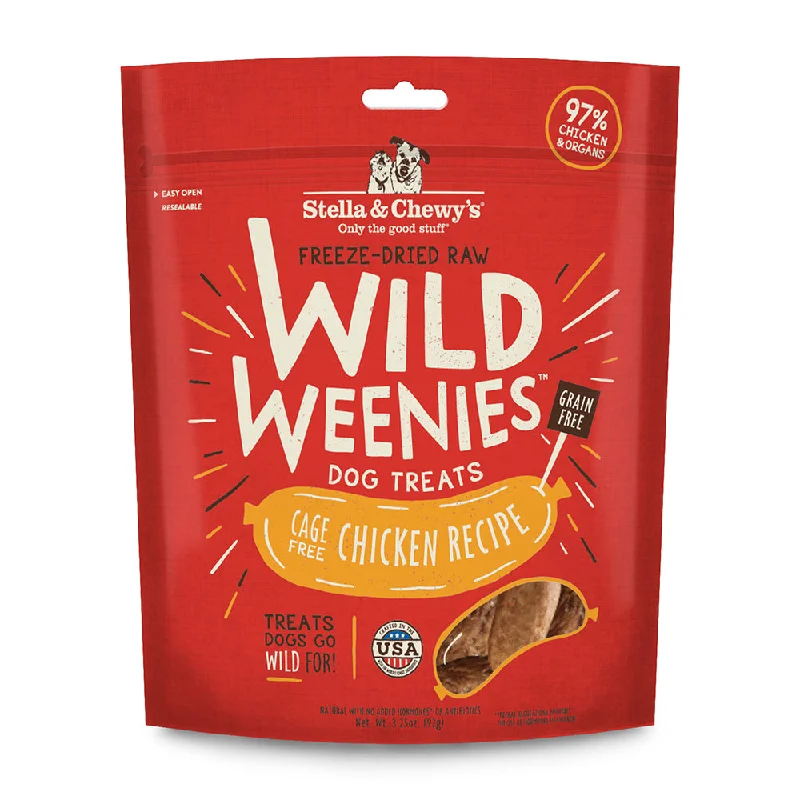 Stella & Chewy's Dog Treat - Wild Weenies Chicken Recipe 3.25oz