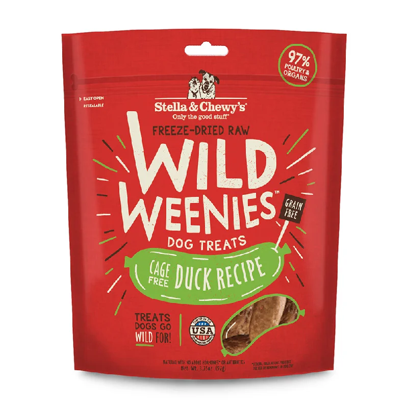 Stella & Chewy's Dog Treat - Wild Weenies Duck Recipe 3.25oz