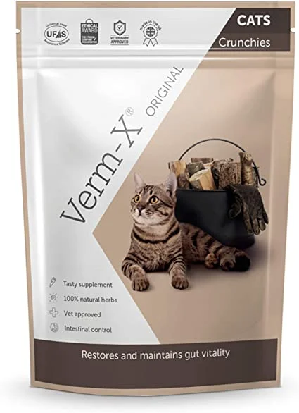 Verm-X Cat Crunchies 60g