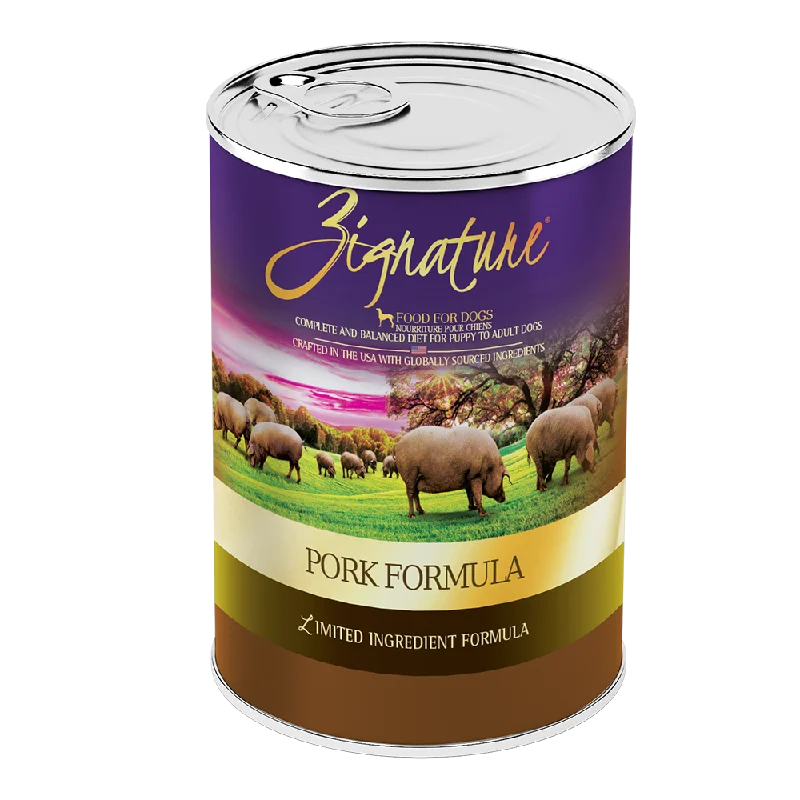 Zignature Dog Canned Food Pork Formula 13oz