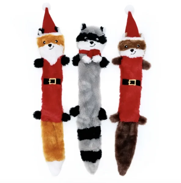 Zippy Paws Holiday Skinny Peltz 3-Pack Large